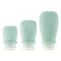 30ml Dark Green Mini Silicone Refillable Bottles E9627