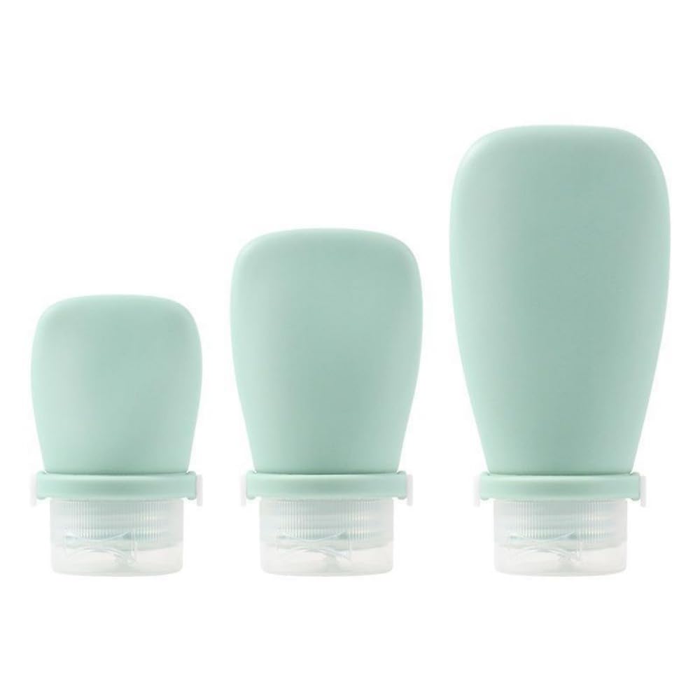 30ml Dark Green Mini Silicone Refillable Bottles E9627