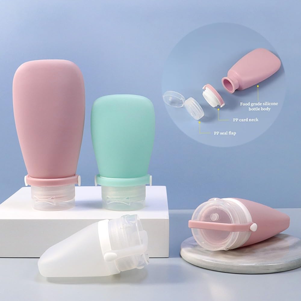 30ml Dark Green Mini Silicone Refillable Bottles E9627