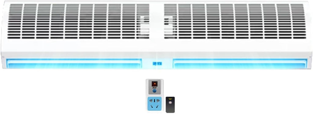 Wall-Mounted Air Curtain with Remote Control, 150cm/60in B4542