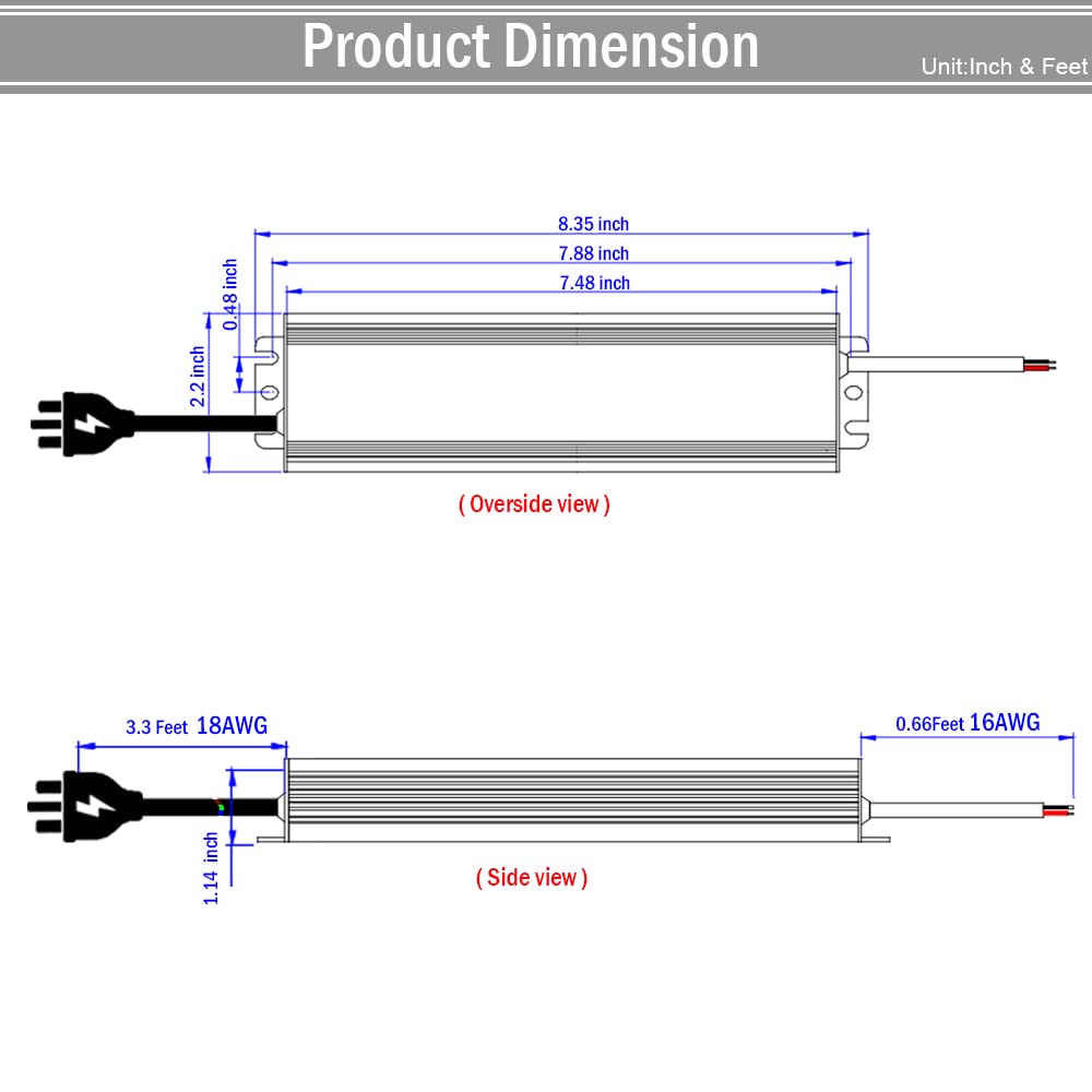 24V 200W LED Power Supply E161410