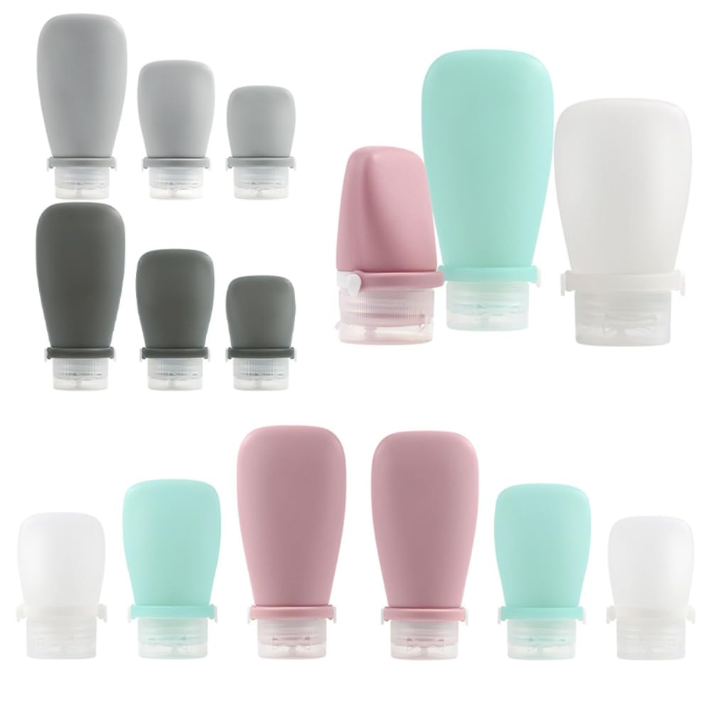 30ml Dark Green Mini Silicone Refillable Bottles E9627
