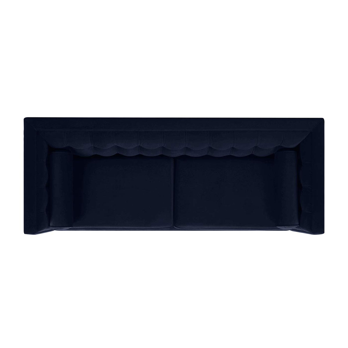 Dark Navy Blue Performance Velvet Tufted Sofa I873080