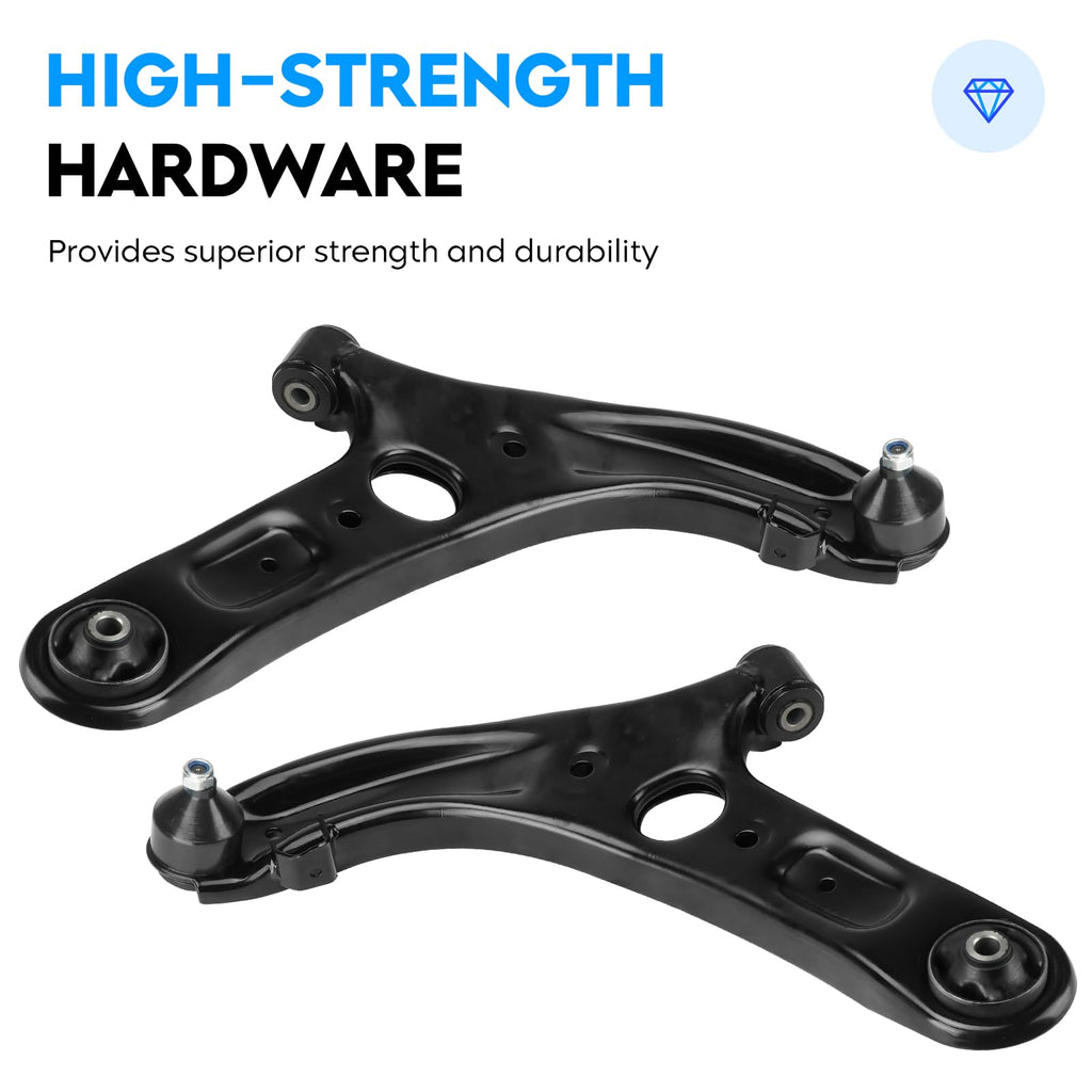 Front Lower Control Arm with Ball Joint Driver & Passenger Side 2Pcs Y730