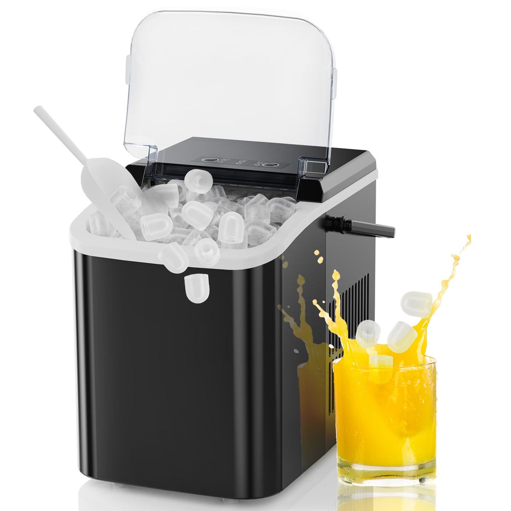 Portable Countertop Ice Maker Machine with Handle A906