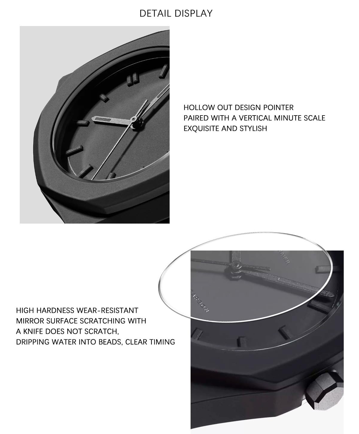 Black Arabic Numeral Quartz Watch G5744