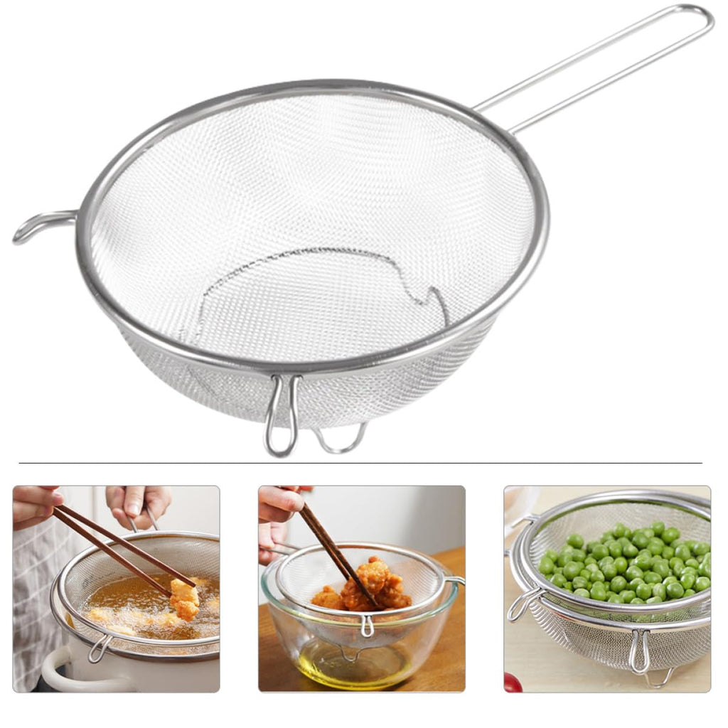 Stainless Steel Fine Mesh Skimmer Spoon M86439