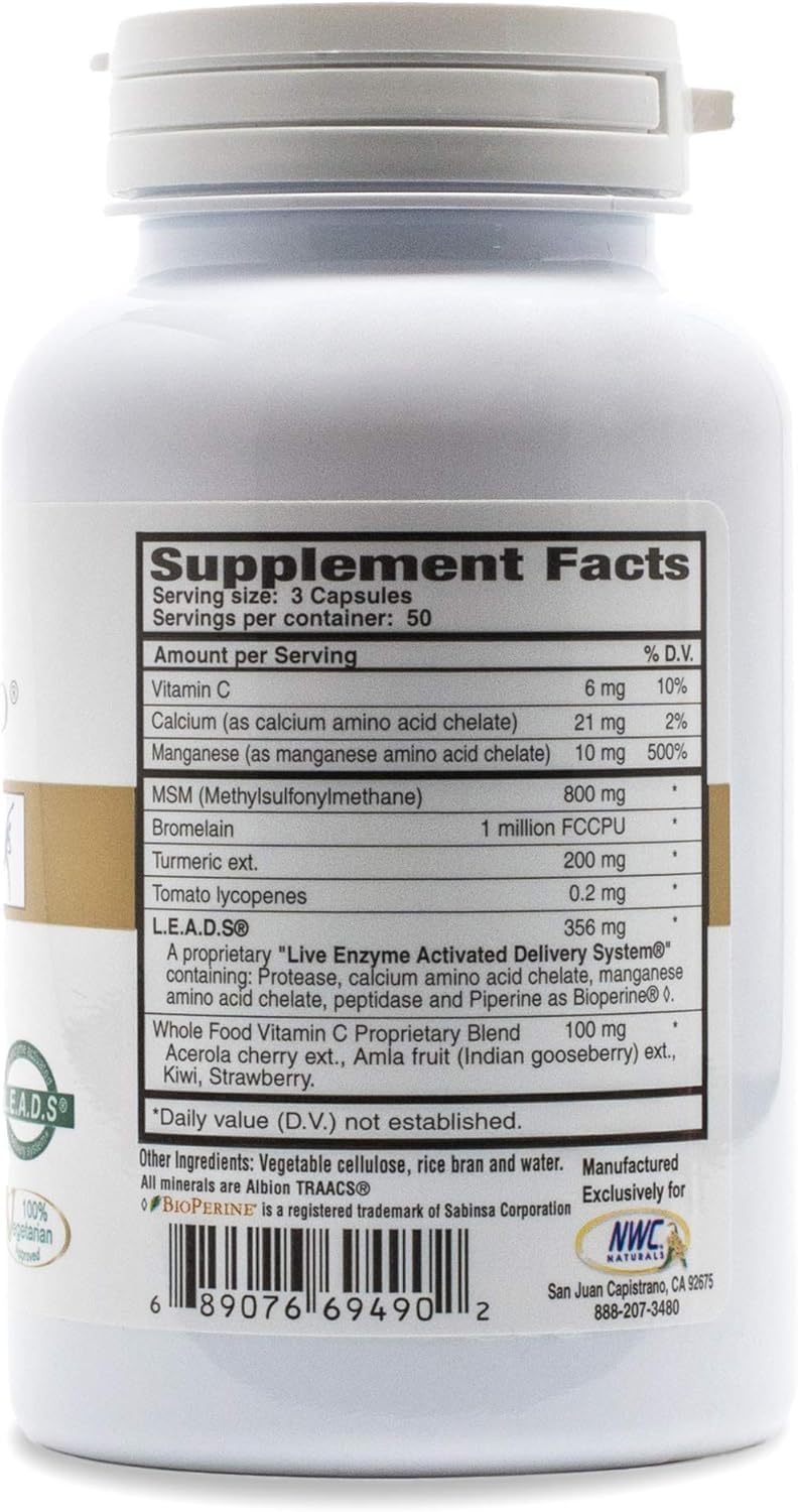 MSM Supplement 1,000 mg 150 Capsules E931