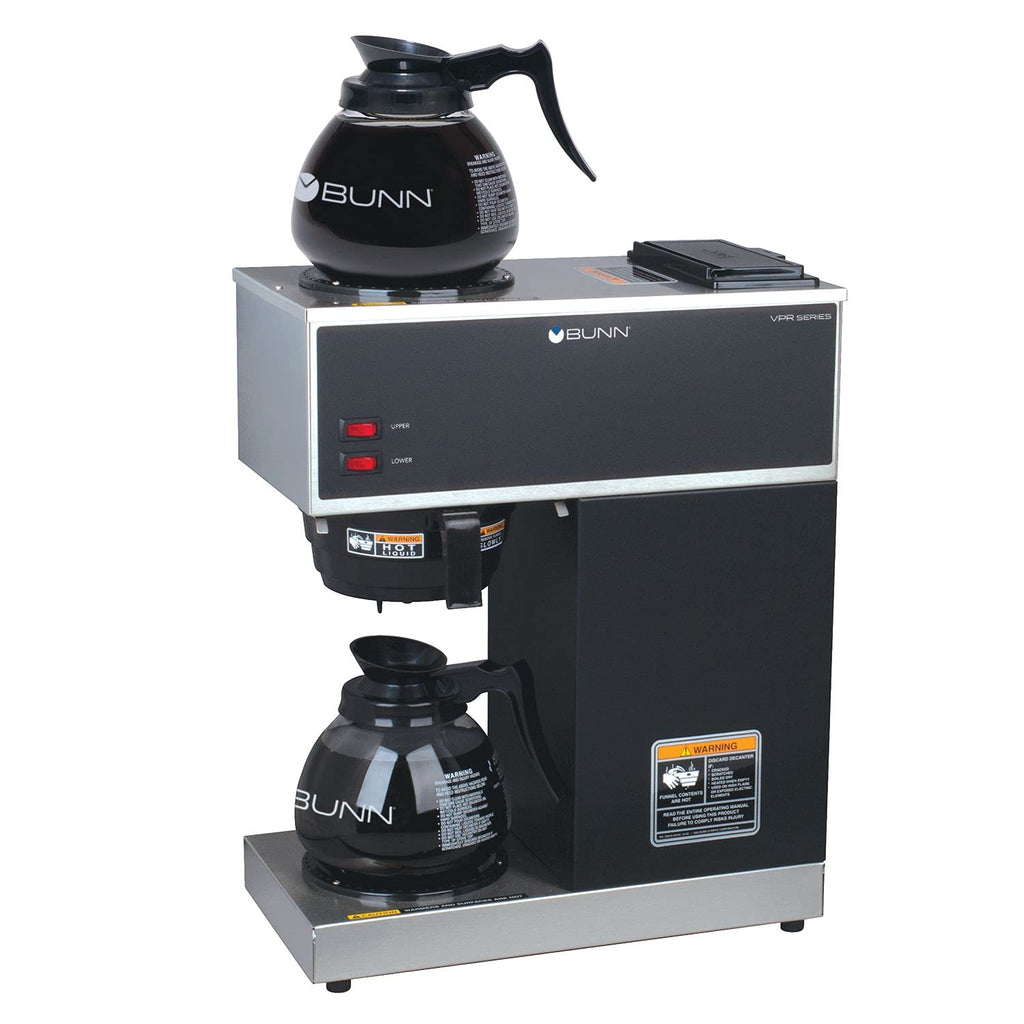 12-Cup Commercial Coffee Brewer with Glass Decanters C3815