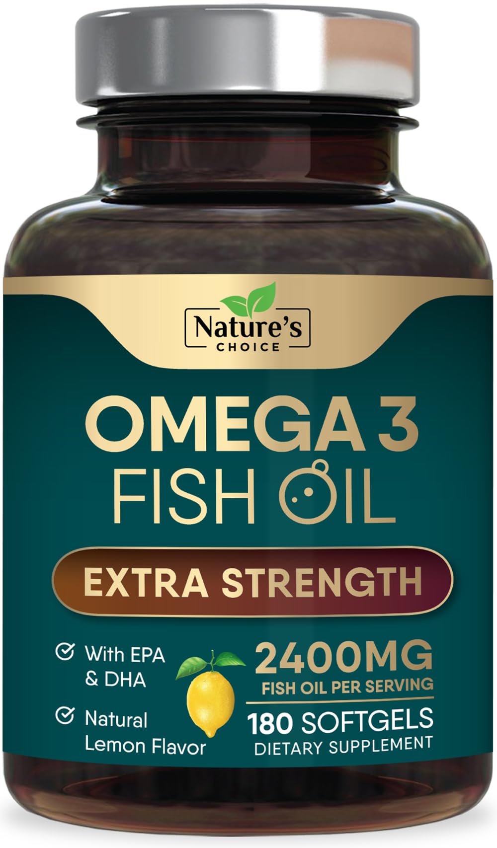 Omega 3 Fish Oil 2400mg Softgels I91249
