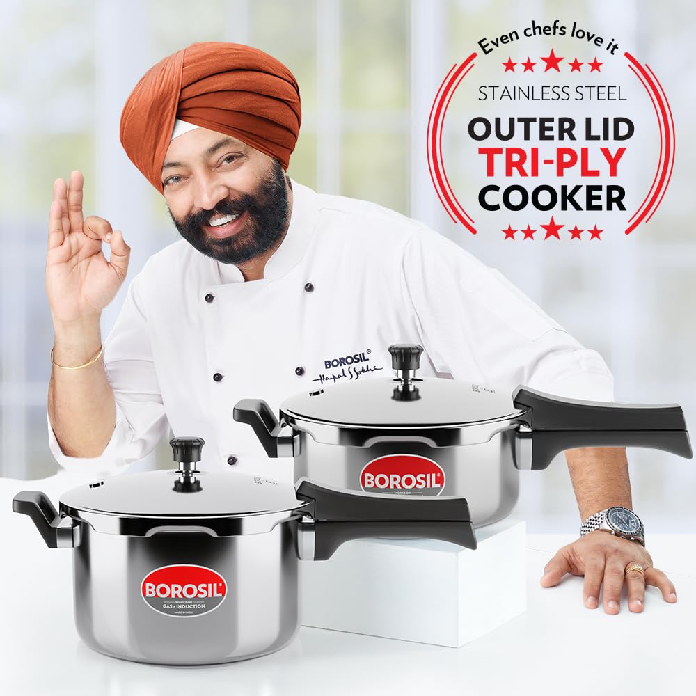 3 L Stainless Steel Pressure Cooker J64907