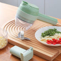 4 in 1 Portable Electric Vegetable Cutter Set O186936