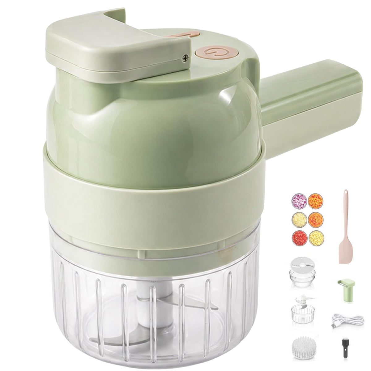 4 in 1 Rechargeable Electric Vegetable Chopper T8828
