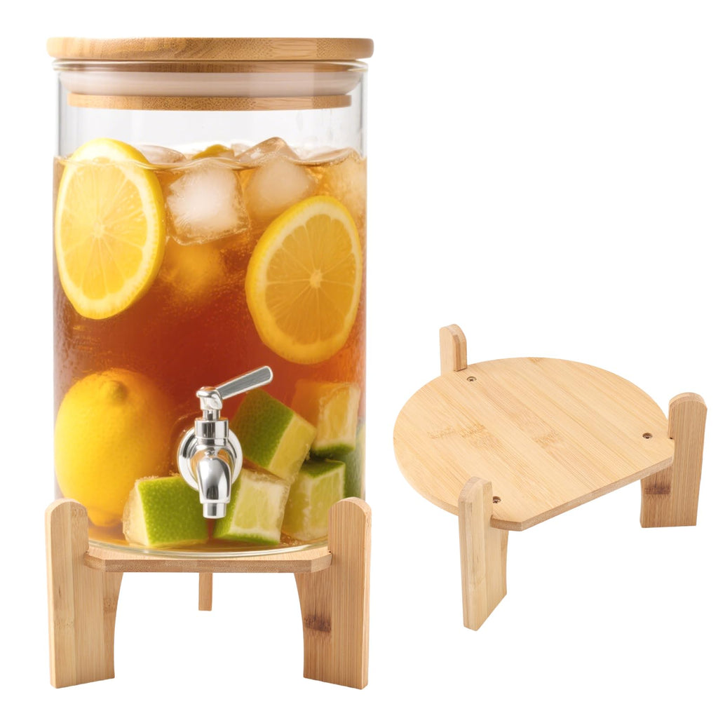 Wooden Drink Dispenser Stand and Water Jug Holder P983