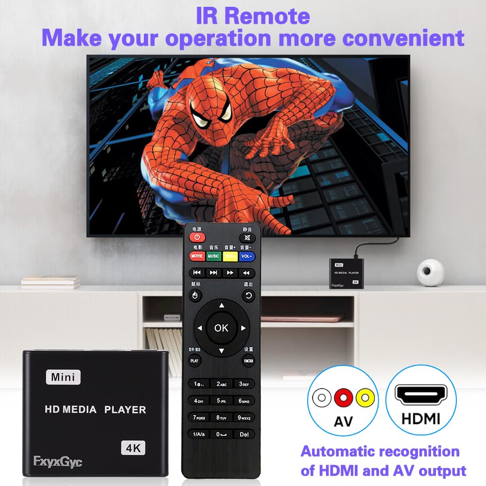 4K Ultra HD HDMI Media Player O7690