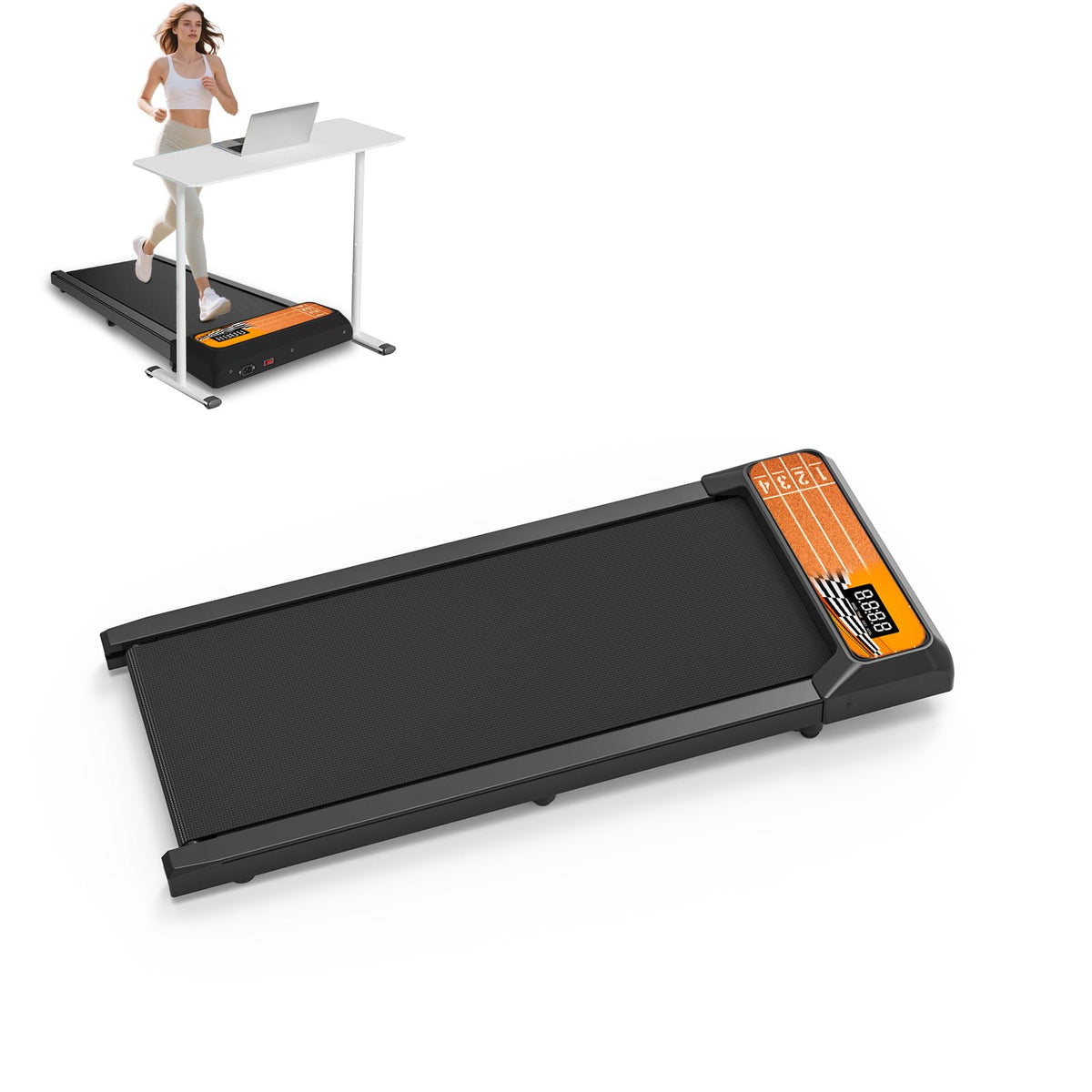 2.5 Hp Incline Walking Pad Treadmill E3292