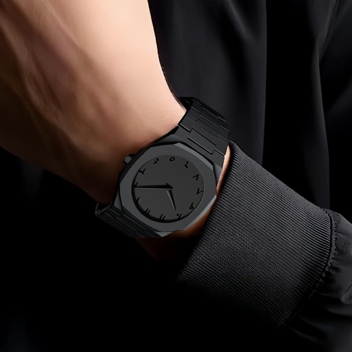 Black Arabic Numeral Quartz Watch G5744