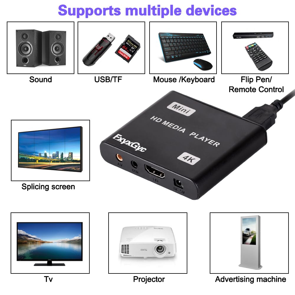 4K Ultra HD HDMI Media Player O7690
