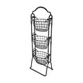 Adjustable 3-Tier Metal Floor Standing Storage Basket J241