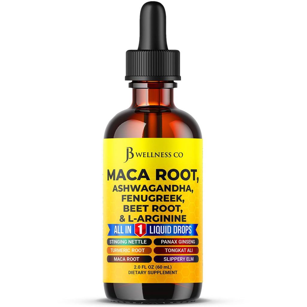 Organic Maca Root Liquid Drops with Ashwagandha 2oz Z142
