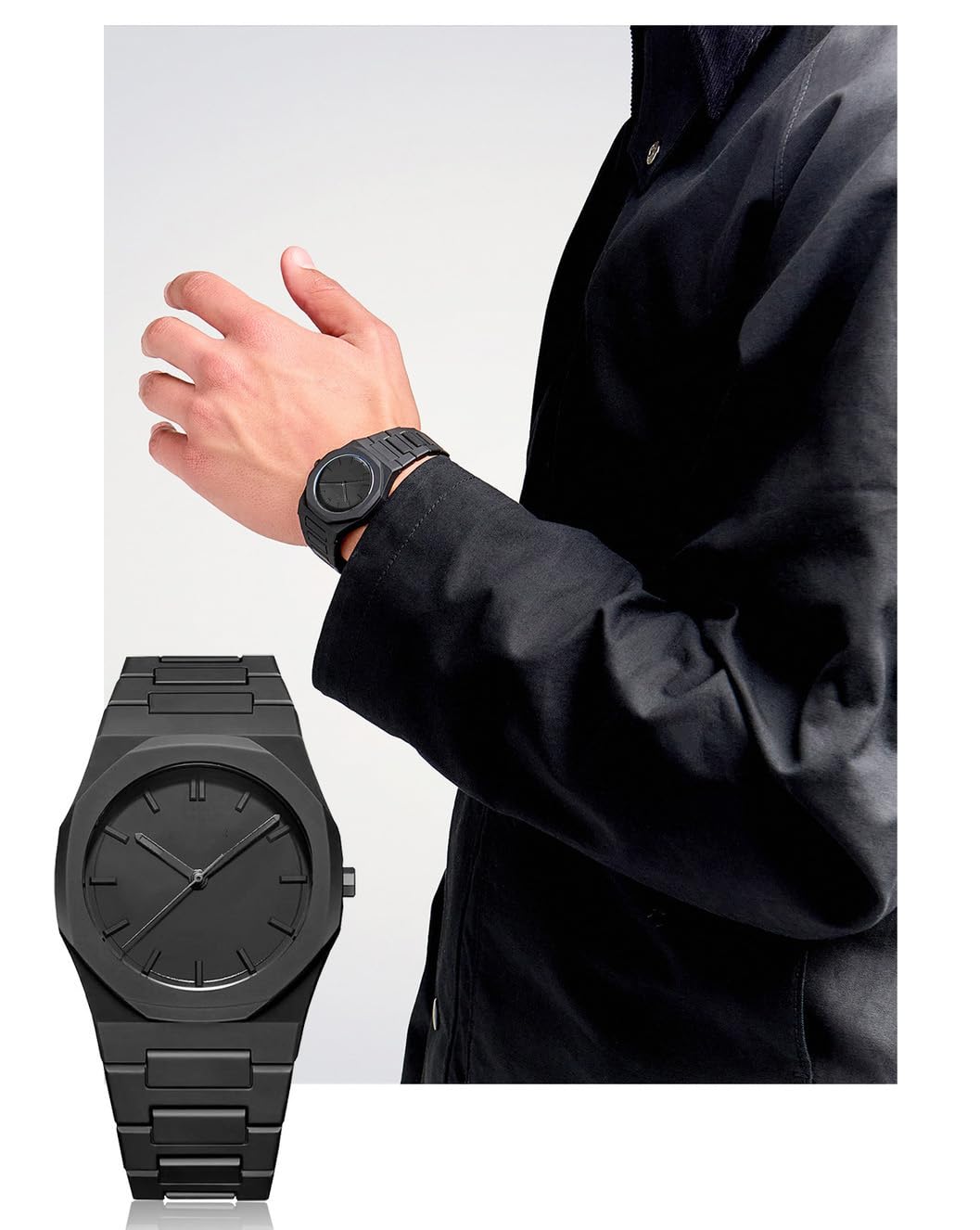 Black Arabic Numeral Quartz Watch G5744