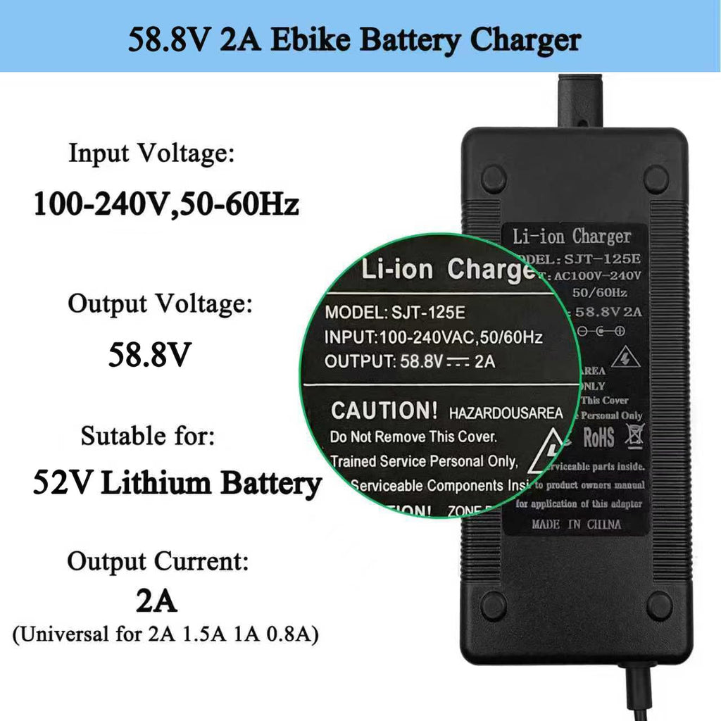 52V 58.8V Lithium Battery Charger S304209