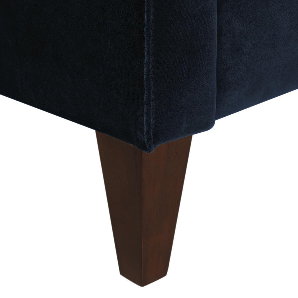 Dark Navy Blue Performance Velvet Tufted Sofa I873080