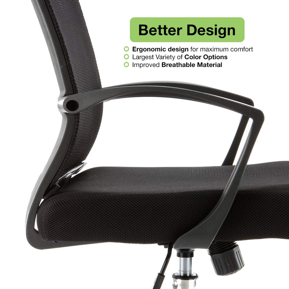 Black Blue Ergonomic Mesh Office Chair F281543