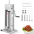 7L Vertical Stainless Steel Sausage Stuffer with 5 Filling Tubes L904651