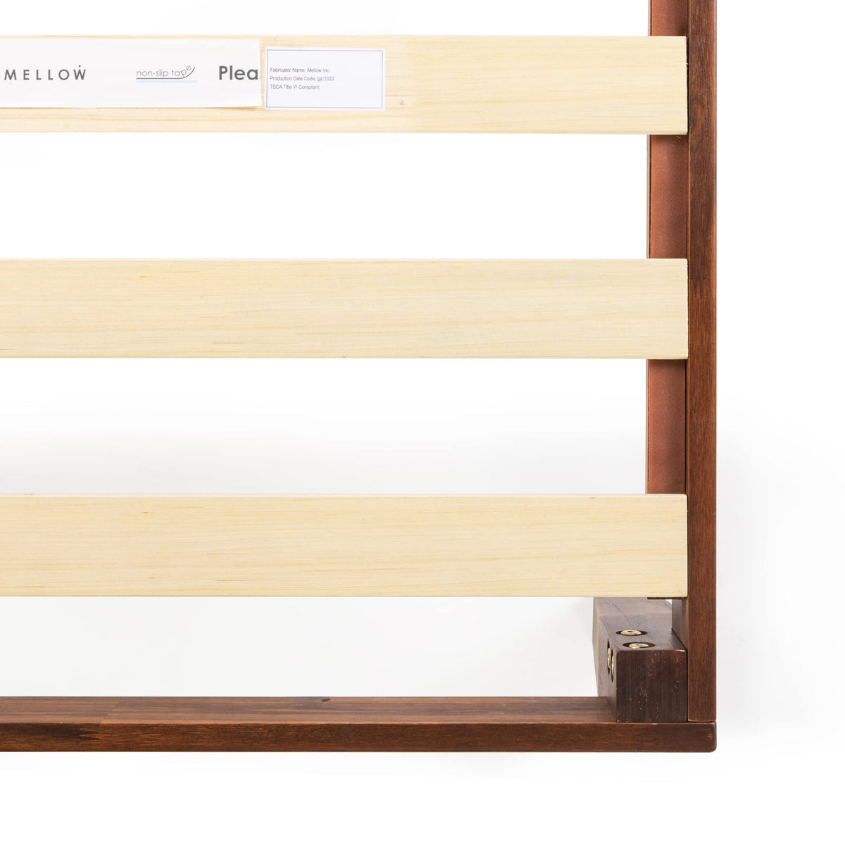 12-Inch Solid Wood Platform Bed, Twin, Espresso Q779