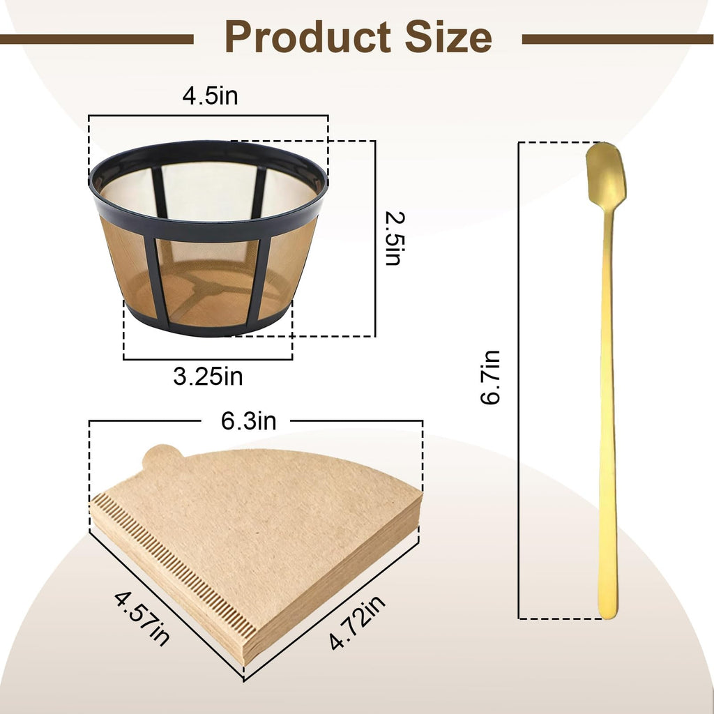 Reusable Coffee Filter Basket 2-Pack with Coffee Spoon K81168