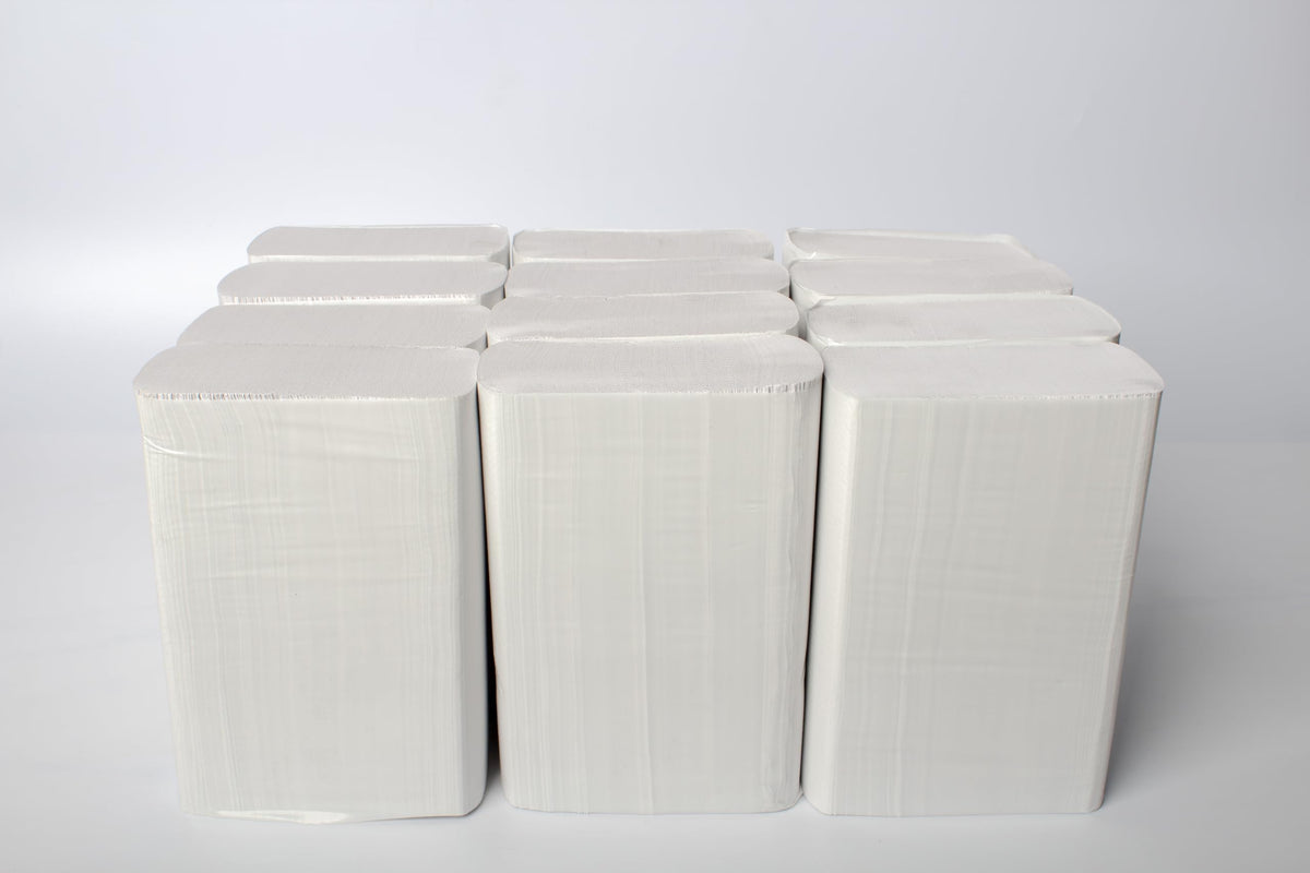 Multifold Paper Towels, Kraft, 334 Sheets X 12 Packs, Recycled Fibers S54169