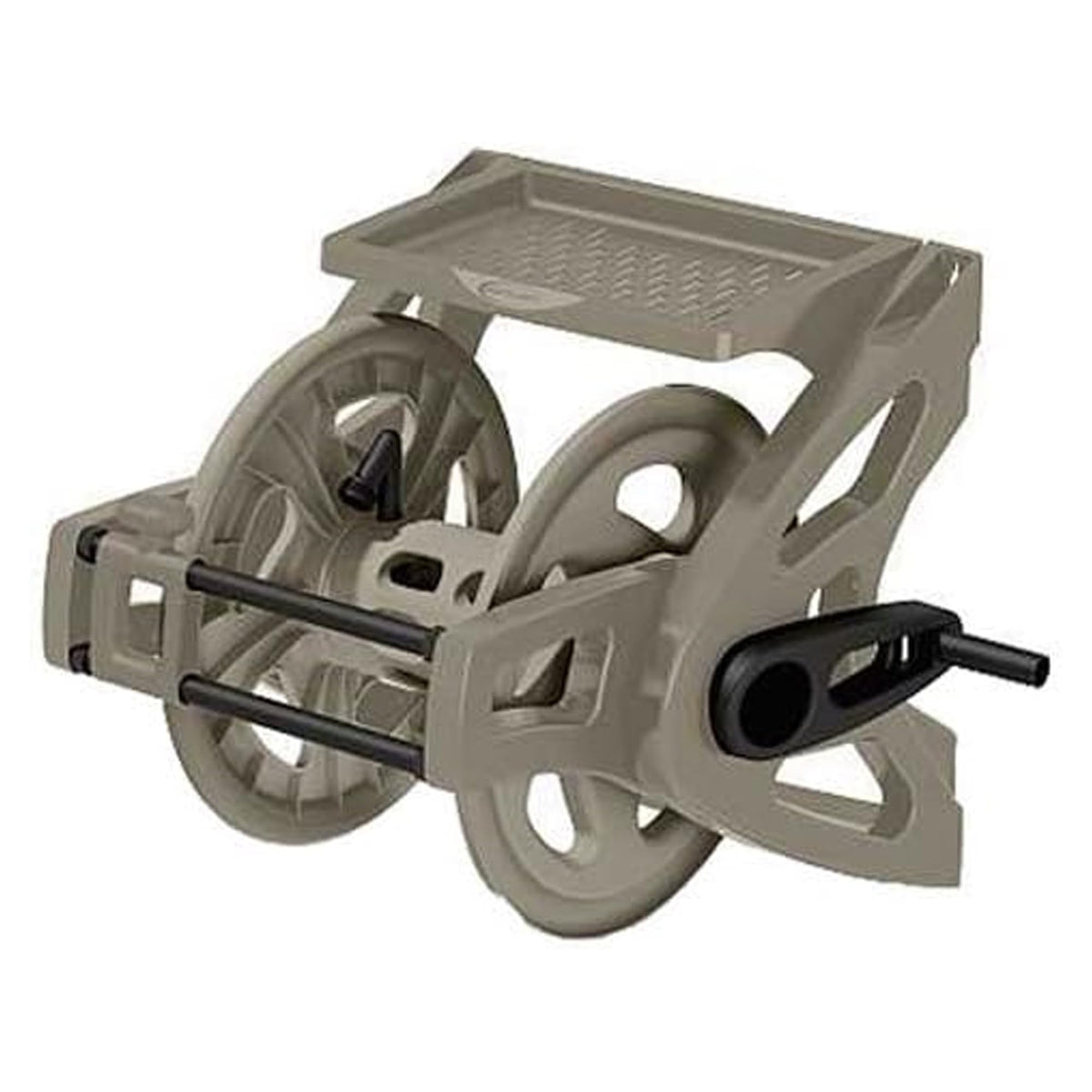 Wall-Mount Hose Reel with Storage Tray S6215