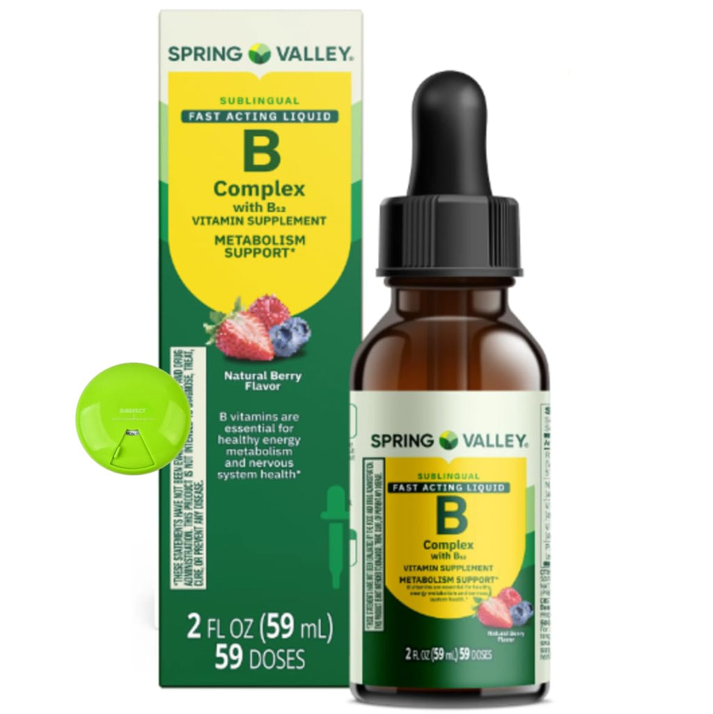 Liquid B-Complex with B12 Sublingual Berry Flavor 2 fl oz C371419