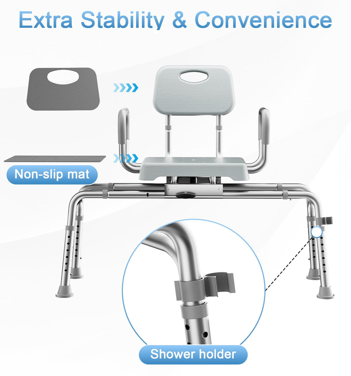 Sliding Shower Chair T64379