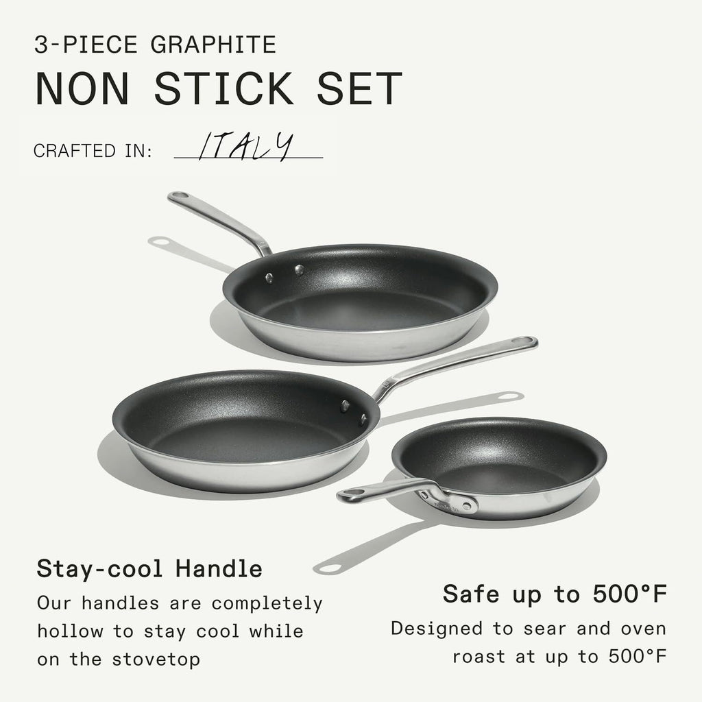 Non Stick 3 Piece Frying Pan Set T6202