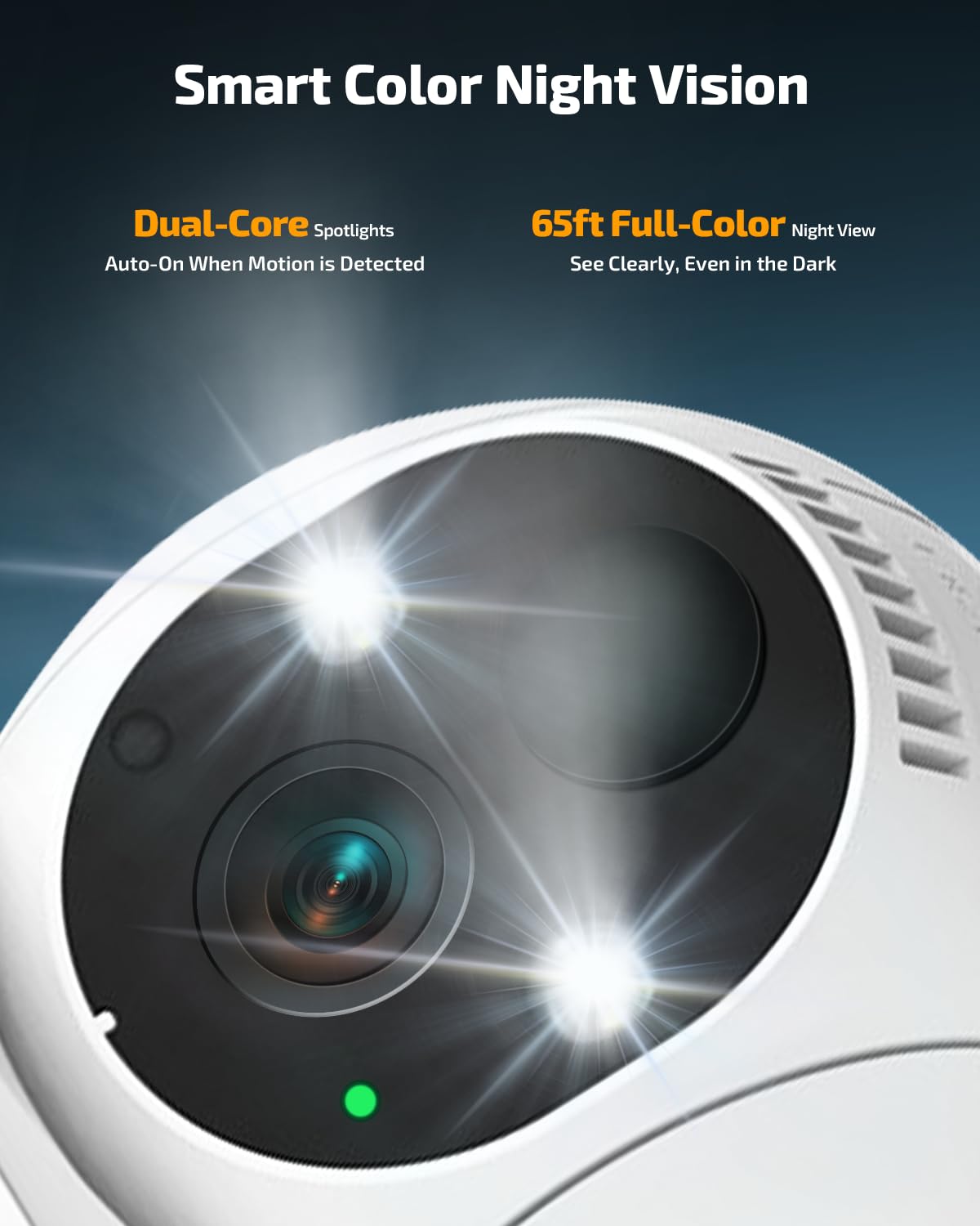 Solar Powered Wireless Security Camera System K22733