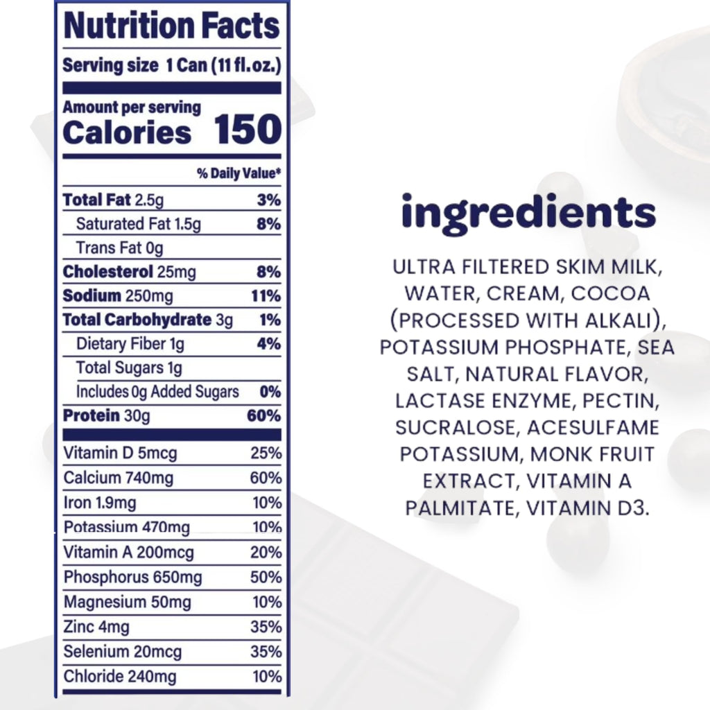 Protein Shake Variety Pack 30g Protein 12 Pack H938