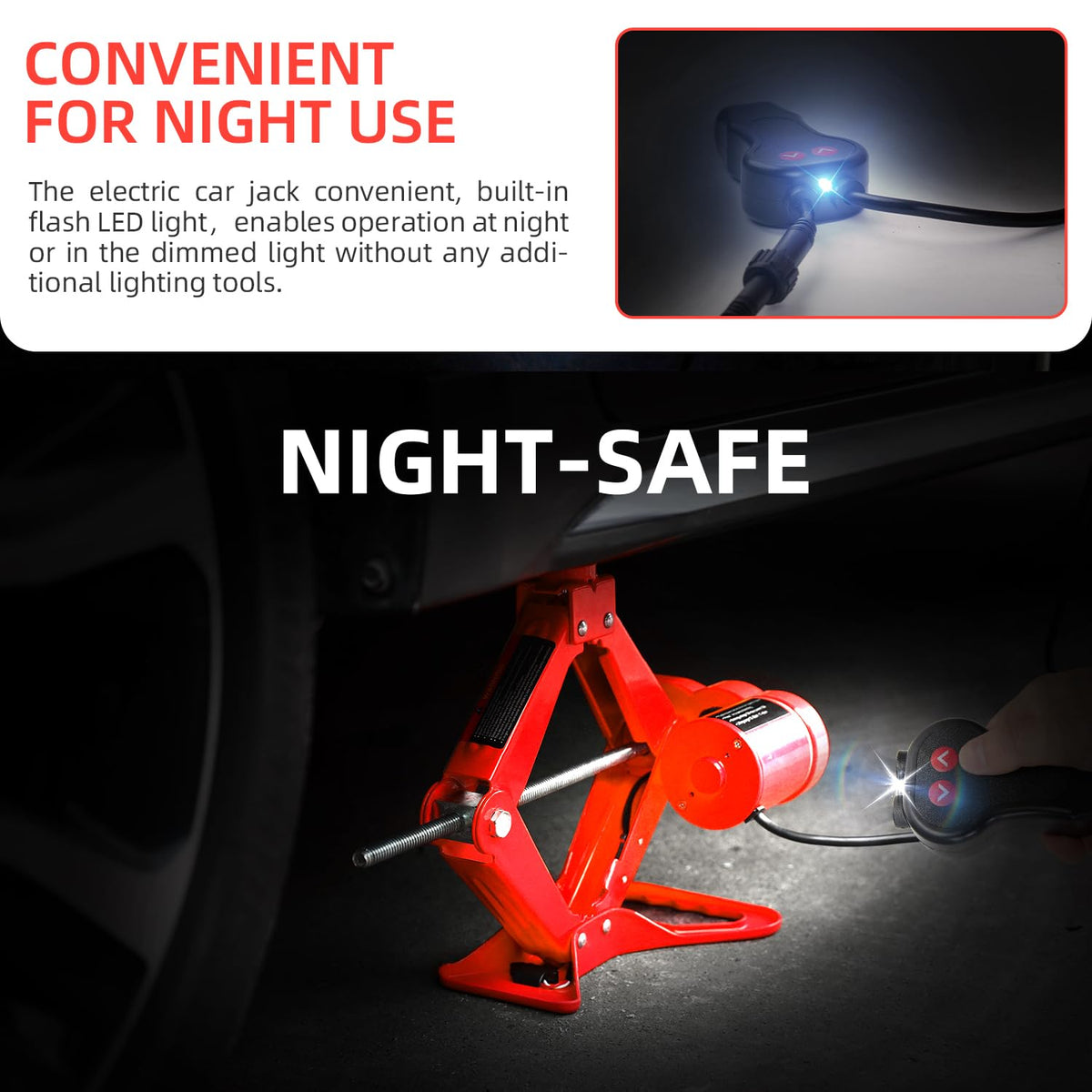 10 in 1 Electric Scissor Jack 3 Ton Car Jack Kit 12V J680545