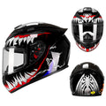 Full Face Motorcycle Helmet with Internal Tinted Visor P56584
