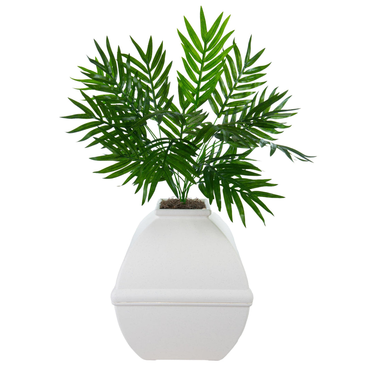 White Hidden Litter Box Planter with Carbon Filter D3911