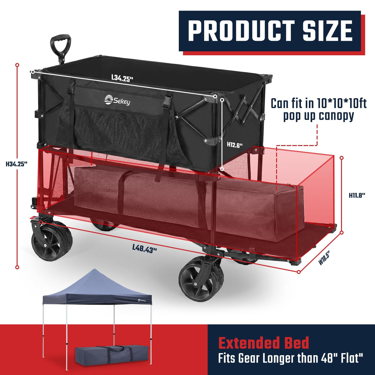 400L Double-Decker Wagon 500 lb Capacity A117853