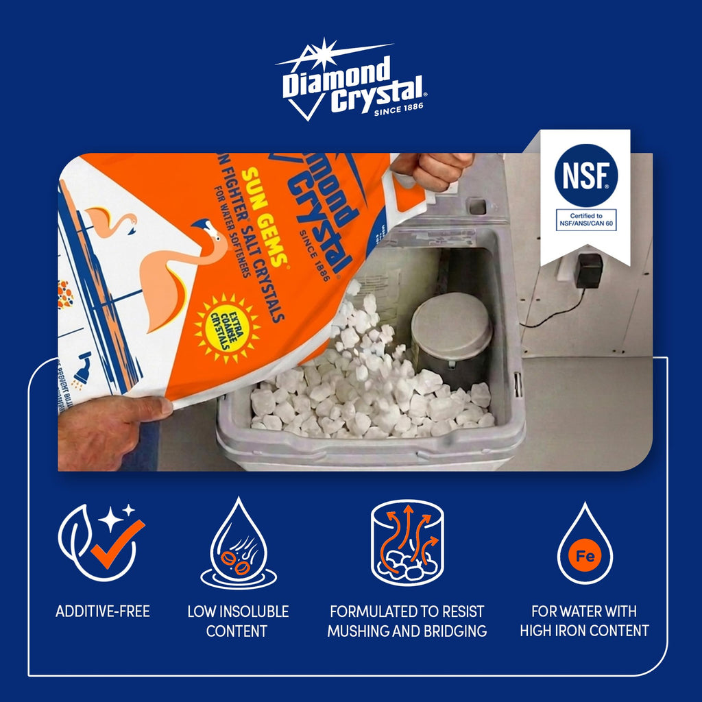 2 Pack Water Softener Salt, 40 Pounds X99236
