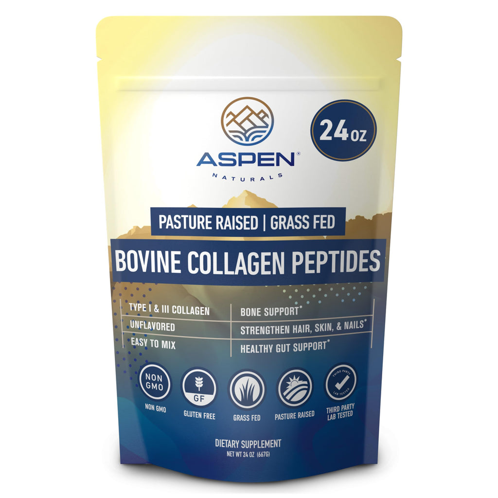 Grass fed Bovine Collagen Peptides Powder 24 Oz Unflavored R62589