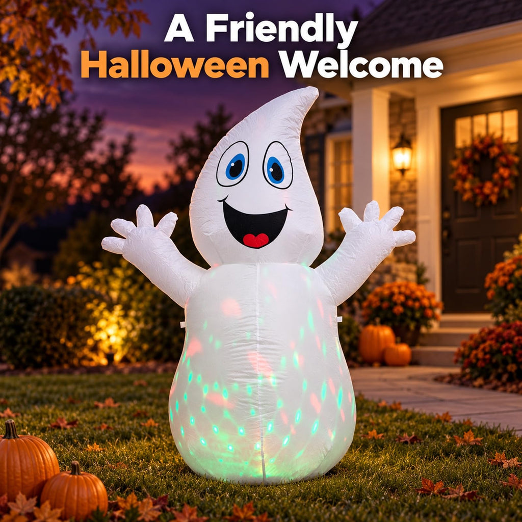 5.5 FT Inflatable Ghost with Light J1570