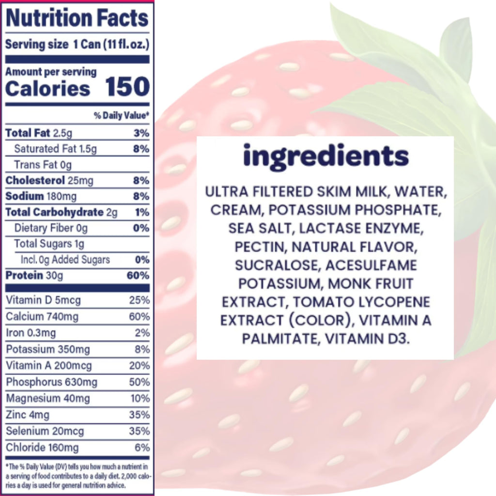 Protein Shake Variety Pack 30g Protein 12 Pack H938