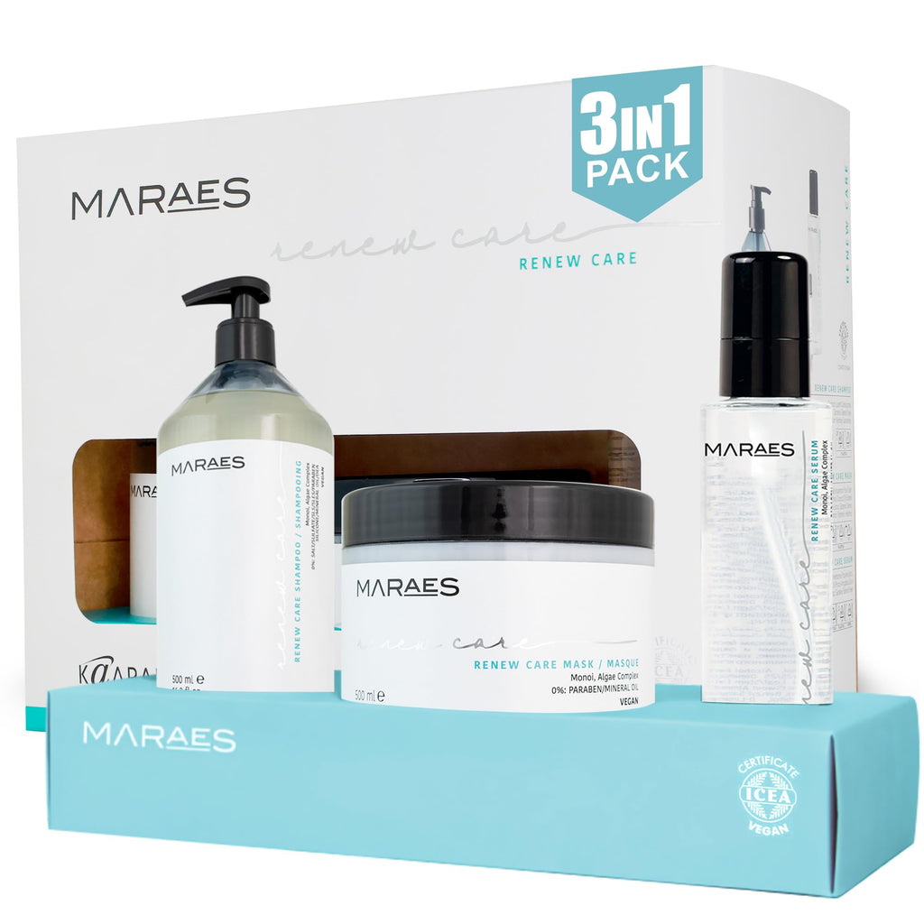 Vegan Shampoo, Mask & Serum 3-Piece Set C896606
