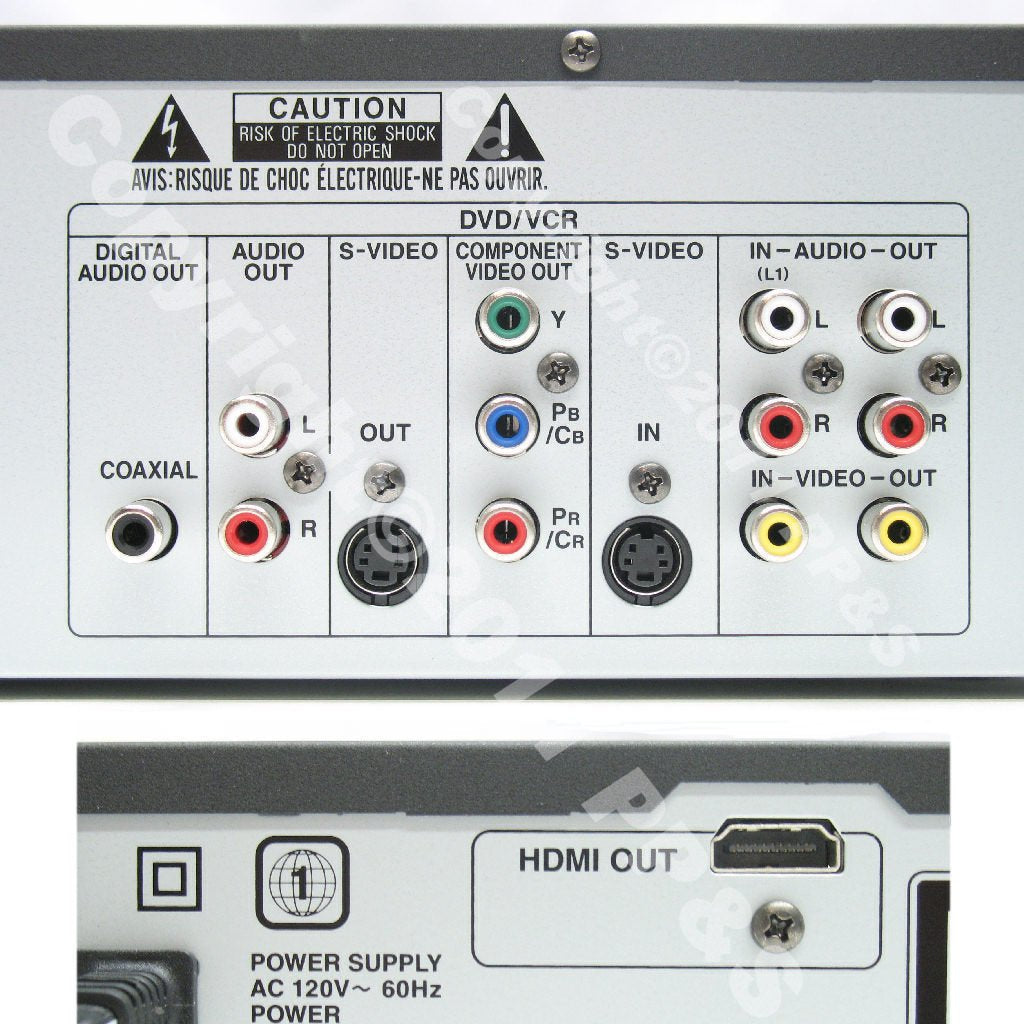DVD Recorder/VCR Combo, HDMI 1080p Up-Conversion F9351