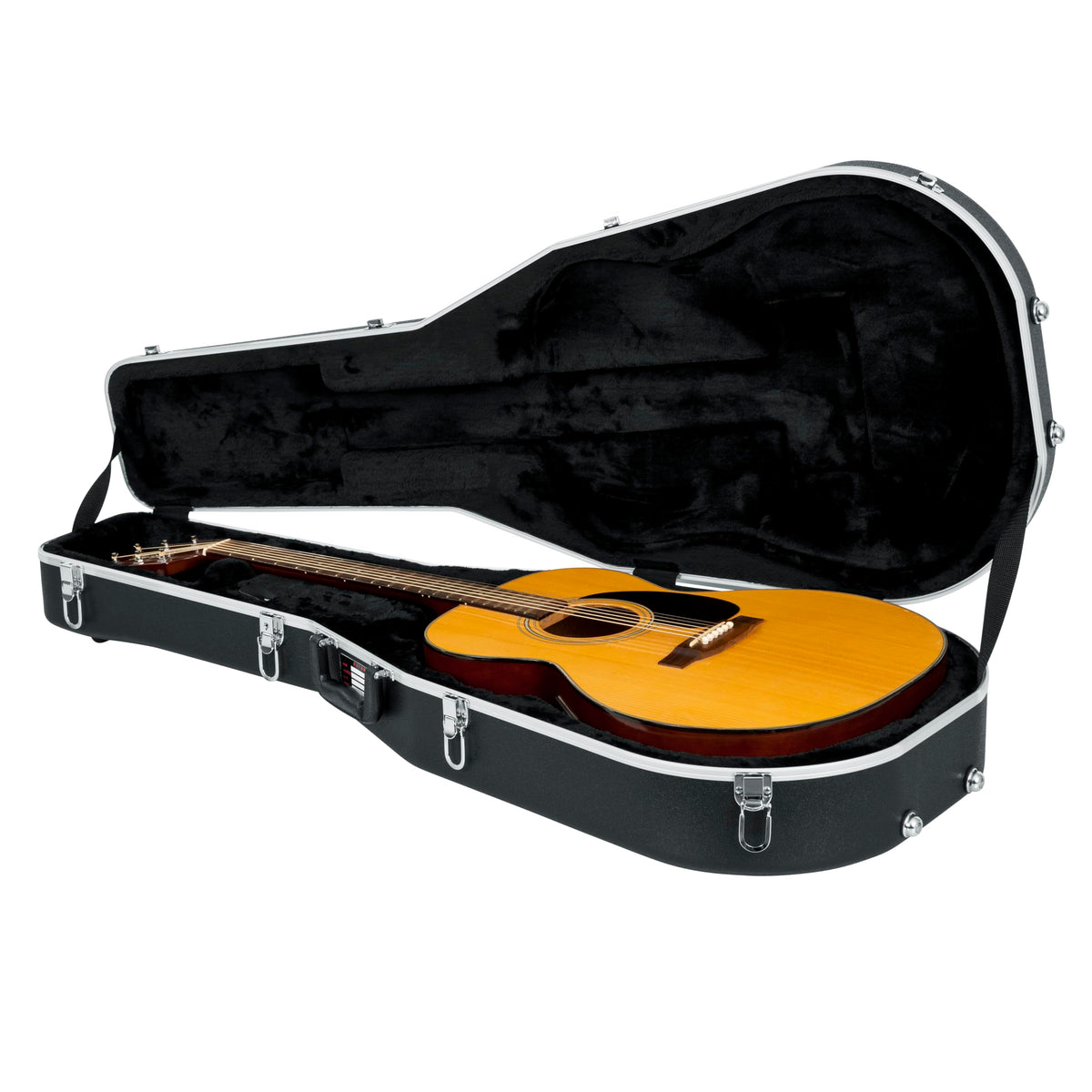 Lightweight ABS Molded Case for Dreadnought Acoustic Guitars L626