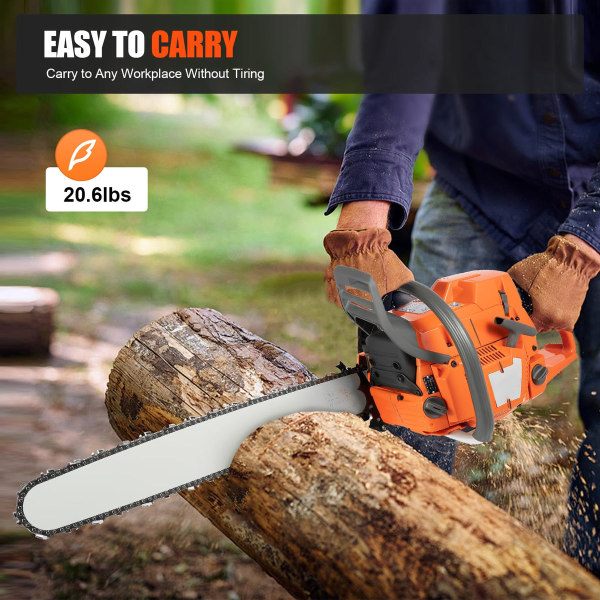 24 Inch Gas Powered Chainsaw X630077